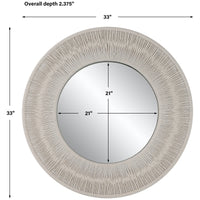 Uttermost Sailor's Knot Round Mirror