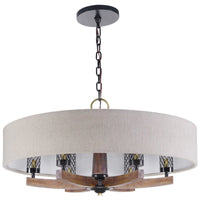 Uttermost Woodall 6-Light Drum Chandelier