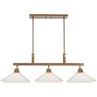 Uttermost Brookdale Industrial 3-Light Linear Chandelier