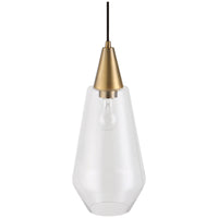 Uttermost Eichler Antique Brass 1-Light Mini Pendant