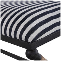 Uttermost Braddock Striped Bench