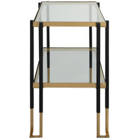 Uttermost Kentmore Glass Side Table