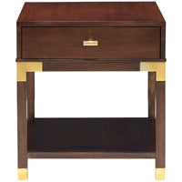 Hickory White Trellis Sawyer End Table