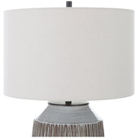 Uttermost Neolithic Blue-Gray Table Lamp