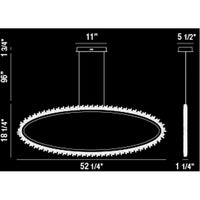 Eurofase Scoppia LED Oval Chandelier
