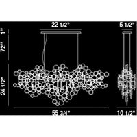 Eurofase Trento 15-Light Oval Chandelier