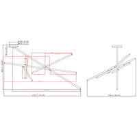 Eurofase Crossroads 57-Inch Ceiling Mount