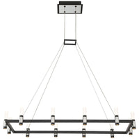 Eurofase Altamont 40-Inch Rectangular Chandelier