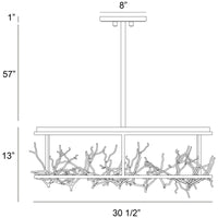 Eurofase Aerie 7-Light Round LED Chandelier