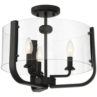 Eurofase Campisi 3-Light Semi Flushmount