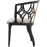 Theodore Alexander Ebonised Connaught Accent Chair