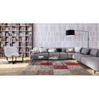 Louis de Poortere Vintage Multi 8985 Antwerp Red Rug