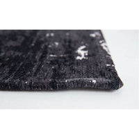 Louis de Poortere Mad Men Griff 8655 White on Black Rug