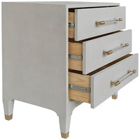 Worlds Away Amber Side Table