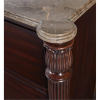 Theodore Alexander Duane Marble Commode