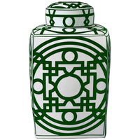 Bungalow 5 Jasper Square Jar in Green