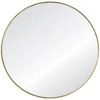 Worlds Away Brit Round Cross Leg Side Table with Mirror Top