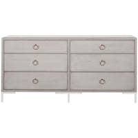 Vanguard Furniture Williams Tall Dresser - Metal Tube Leg