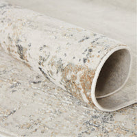 Jaipur Cirque Cassia Abstract Gray Gold CIQ29 Rug