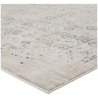 Jaipur Cirque Jasiel Trellis Floral Gray Ivory CIQ36 Rug
