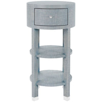 Villa & House Claudette 1-Drawer Round Side Table