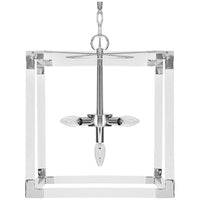 Worlds Away Square Acrylic Pendant