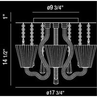 Eurofase DESIGNWL2017 Corato 4-Light Flushmount