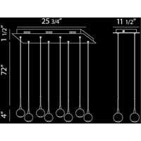 Eurofase DESIGNWL2017 Patruno 8-Light Led Chandelier