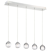 Eurofase DESIGNWL2017 Lucido 5-Light Linear Chandelier
