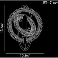 Eurofase DESIGNWL2017 Orbita 1-Light Wall Sconce