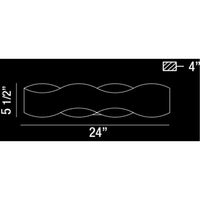 Eurofase DESIGNWL2017 Vaughan Small Led Bathbar Sconce