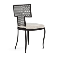 Made Goods Hadley Metal Outdoor Dining Chair in Volta High-Performance Fabric