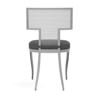 Made Goods Hadley Metal Outdoor Dining Chair in Alsek Fabric