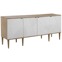 Uttermost Tightrope 4-Door Modern Sideboard Cabinet