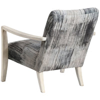 Uttermost Watercolor Gray Chenille Accent Chair