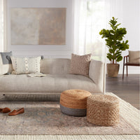 Jaipur Kindred Parisa Medallion Floral Light Blue Light Tan KND14 Rug