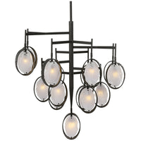 Uttermost Maxin 15-Light Large Bronze Chandelier
