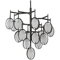 Uttermost Maxin 15-Light Large Bronze Chandelier
