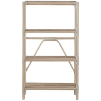 Baker Furniture Lattice Etagere with Travertine Shelves MCA1595