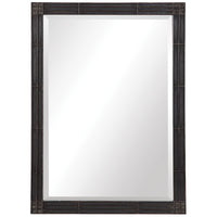 Uttermost Gower Aged Black Vanity Mirror