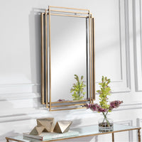 Uttermost Amherst Brushed Gold Mirror