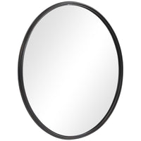 Uttermost Belham Round Iron Mirror
