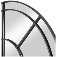Uttermost Grantola Black Arch Iron Mirror
