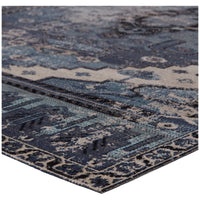Jaipur Polaris Cicero Medallion Tribal Blue Gray POL39 Rug