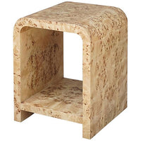 Worlds Away Waterfall Edge 2-Tier Side Table