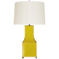 Worlds Away Hand Painted Pagoda Table Lamp with Gold Trim