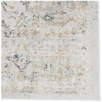Jaipur Cirque Vida Abstract Light Gray Gold CIQ43 Rug