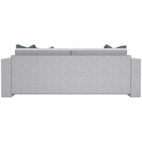 Caracole Upholstery Welt Played Sofa in Smokey Taupe