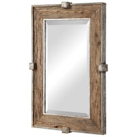 Uttermost Siringo Weathered Wood Mirror