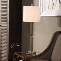 Uttermost Niccolai Antiqued Nickel Lamp